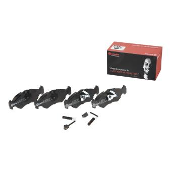 Jeu de 4 plaquettes de frein arrière BREMBO OEM 0034206420
