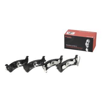 Jeu de 4 plaquettes de frein arrière BREMBO OEM 4883717AA