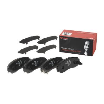 Jeu de 4 plaquettes de frein avant BREMBO OEM 45022TP6A00