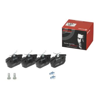 Jeu de 4 plaquettes de frein arrière BREMBO OEM MB850978