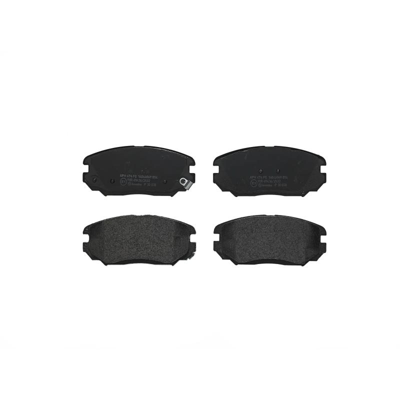 Jeu de 4 plaquettes de frein avant BREMBO P 30 038 - Visuel 2