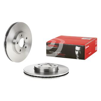 Jeu de 2 disques de frein avant BREMBO OEM 2T141125EC