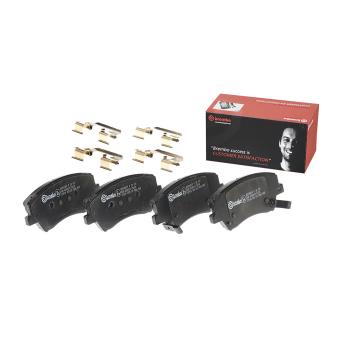 Jeu de 4 plaquettes de frein avant BREMBO OEM 58101F2A00