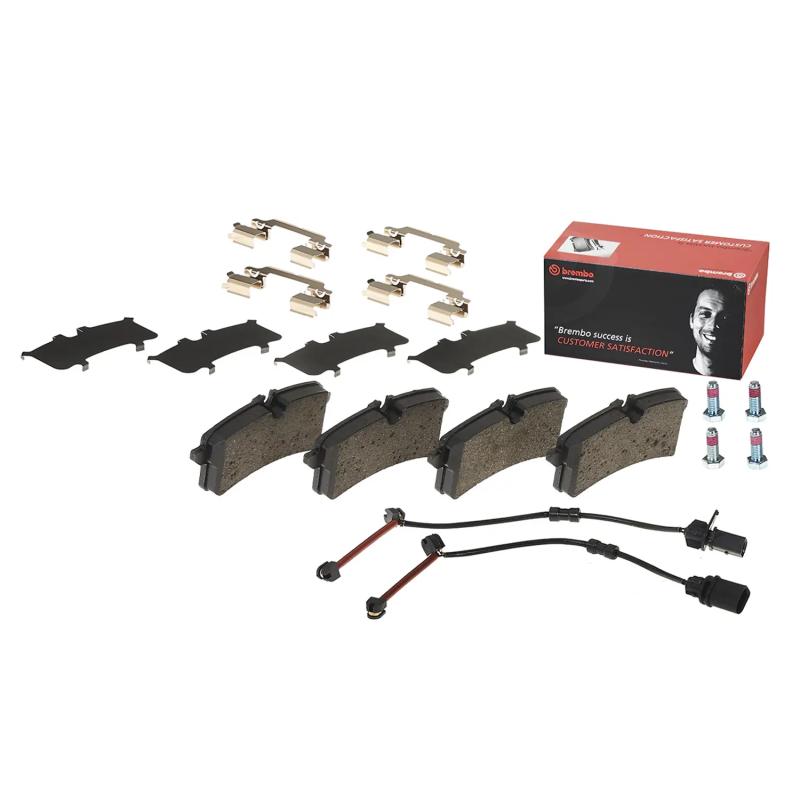 Jeu de 4 plaquettes de frein arrière BREMBO P 85 151 - Visuel 1