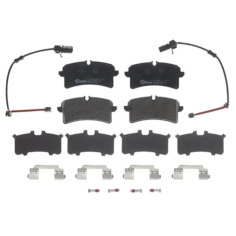 Jeu de 4 plaquettes de frein arrière BREMBO P 85 151 - Visuel 2