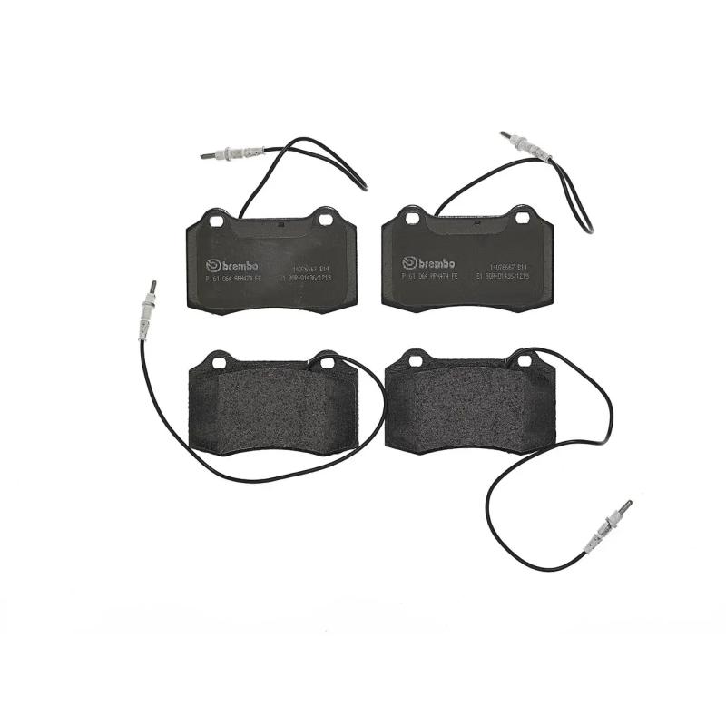Jeu de 4 plaquettes de frein avant BREMBO P 61 064 - Visuel 2