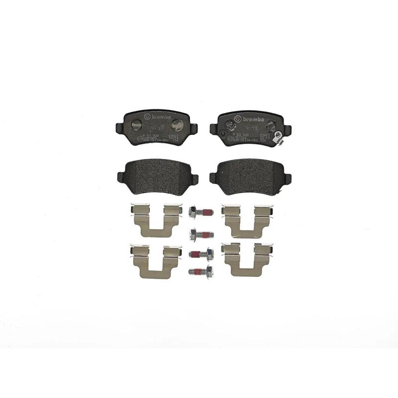 Jeu de 4 plaquettes de frein arrière BREMBO P 59 038 - Visuel 2