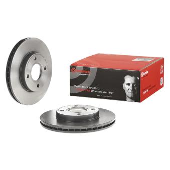 Jeu de 2 disques de frein avant BREMBO OEM 98ab1125bd