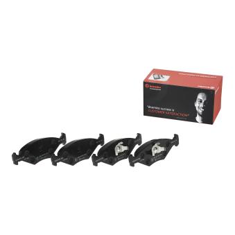 Jeu de 4 plaquettes de frein avant BREMBO P 23 040 pour INNOCENTI ELBA 1,3 - 67cv