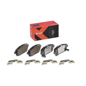 Jeu de 4 plaquettes de frein avant BREMBO OEM 55810M60M00