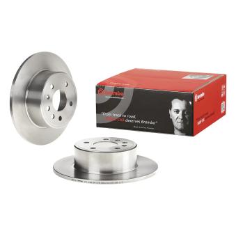 Jeu de 2 disques de frein arrière BREMBO 08.7015.20 pour SAAB 93 2.0 i - 131cv