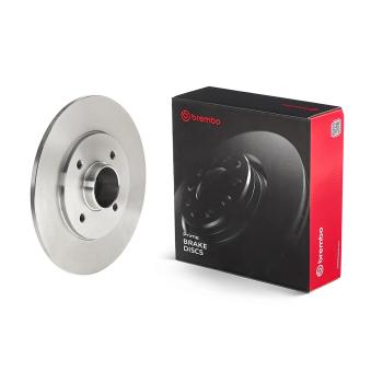Jeu de 2 disques de frein arrière BREMBO OEM 7700805148 Jeu de 2 disques de frein arrière BREMBO OEM 7700805148