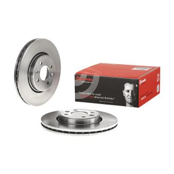 Jeu de 2 disques de frein avant BREMBO 09.8137.24 pour RENAULT TRUCKS B 1.9 DCI - 110cv