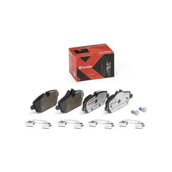 Jeu de 4 plaquettes de frein avant BREMBO OEM 2289145