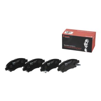 Jeu de 4 plaquettes de frein avant BREMBO P 56 070 pour HYUNDAI SONATA 1.6 - 110cv