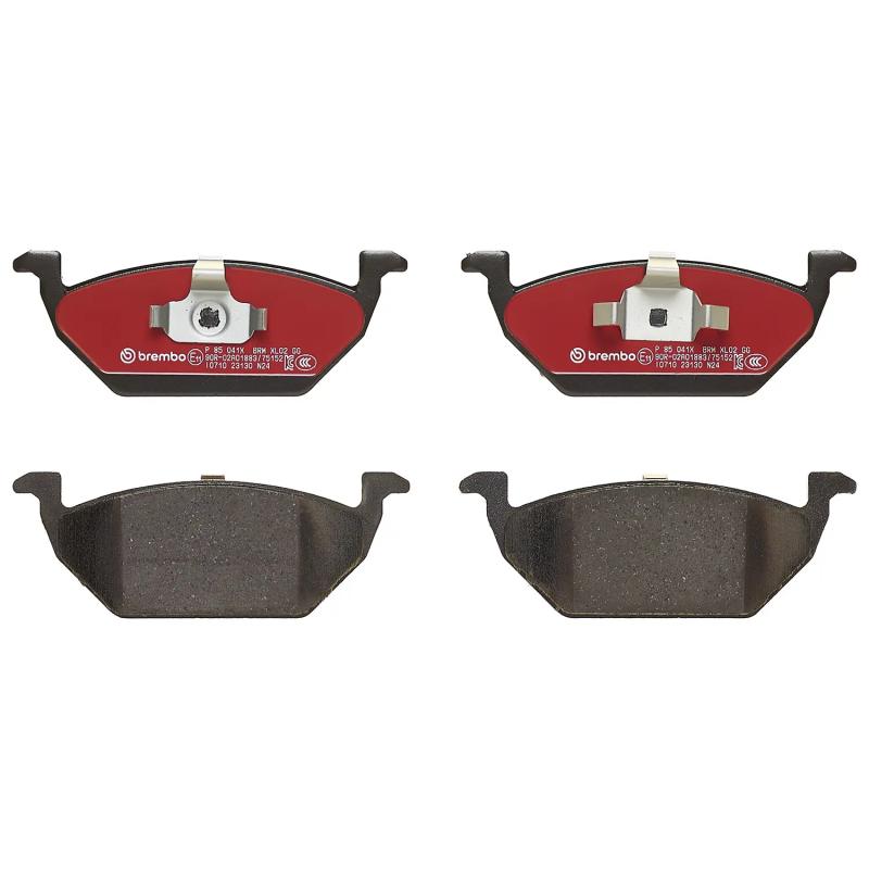 Jeu de 4 plaquettes de frein avant BREMBO P 85 041X - Visuel 2