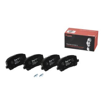 Jeu de 4 plaquettes de frein avant BREMBO OEM 0446548030