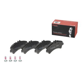 Jeu de 4 plaquettes de frein arrière BREMBO OEM JZW698451P