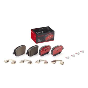 Jeu de 4 plaquettes de frein avant BREMBO OEM 6q0698151a