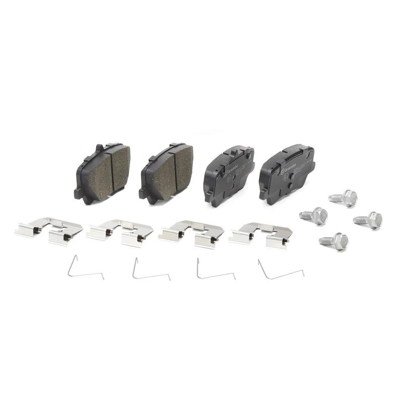Jeu de 4 plaquettes de frein arrière BREMBO P 86 032 - Visuel 1