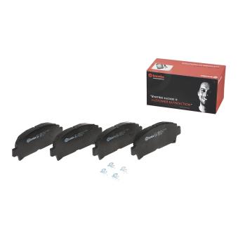 Jeu de 4 plaquettes de frein avant BREMBO OEM 04465YZZCF