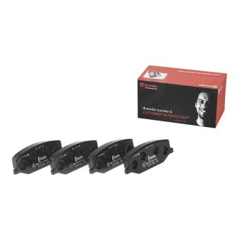 Jeu de 4 plaquettes de frein avant BREMBO OEM 5511070a00000