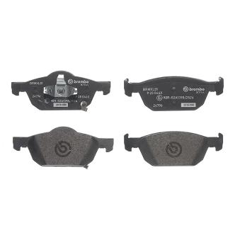 Jeu de 4 plaquettes de frein avant BREMBO OEM 45022TL1G00 Jeu de 4 plaquettes de frein avant BREMBO OEM 45022TL1G00