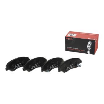Jeu de 4 plaquettes de frein avant BREMBO P 30 015 pour NISSAN PIXO 2.0 TD - 83cv
