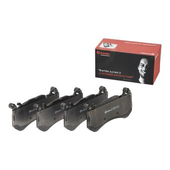 Jeu de 4 plaquettes de frein avant BREMBO P 50 142 pour RENAULT R4 E 63 AMG - 558cv