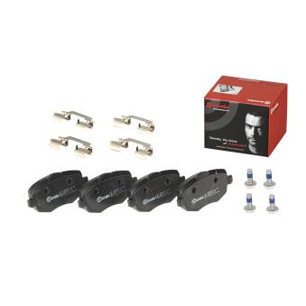 Jeu de 4 plaquettes de frein avant BREMBO [P 23 094]