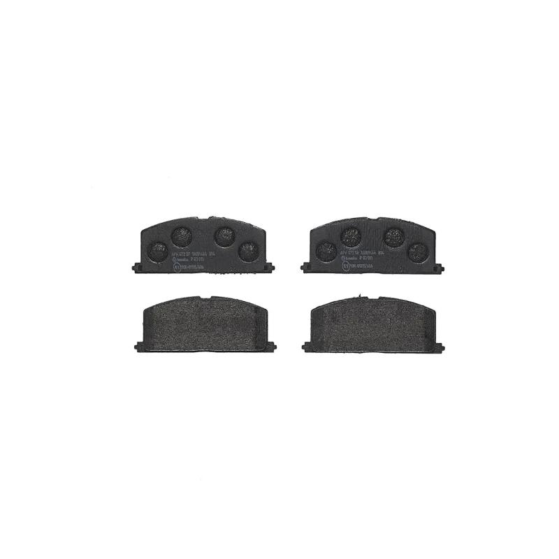 Jeu de 4 plaquettes de frein avant BREMBO P 83 011 - Visuel 2