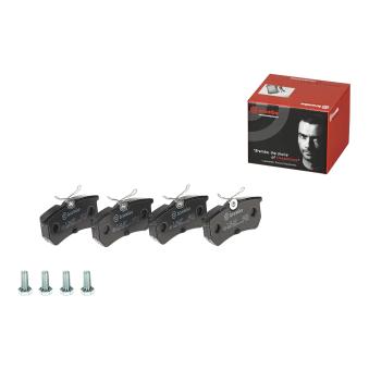 Jeu de 4 plaquettes de frein arrière BREMBO [P 24 047]
