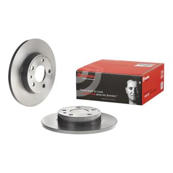 Jeu de 2 disques de frein arrière BREMBO [08.5085.21]