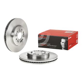Jeu de 2 disques de frein avant BREMBO 09.8315.10 pour LEXUS LS 400 - 284cv
