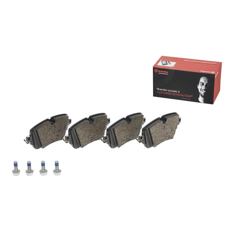 Jeu de 4 plaquettes de frein arrière BREMBO P 85 161 - Visuel 1