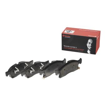 Jeu de 4 plaquettes de frein avant BREMBO OEM K68052370AD