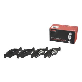 Jeu de 4 plaquettes de frein avant BREMBO OEM 1947389