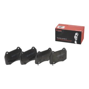 Jeu de 4 plaquettes de frein avant BREMBO P 56 047 pour HONDA CIVIC 1.8 EXS Flex - 140cv