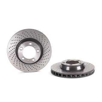 Jeu de 2 disques de frein arrière BREMBO 08.C742.17 pour RENAULT ESPACE 1.6 dCi 130 - 130cv