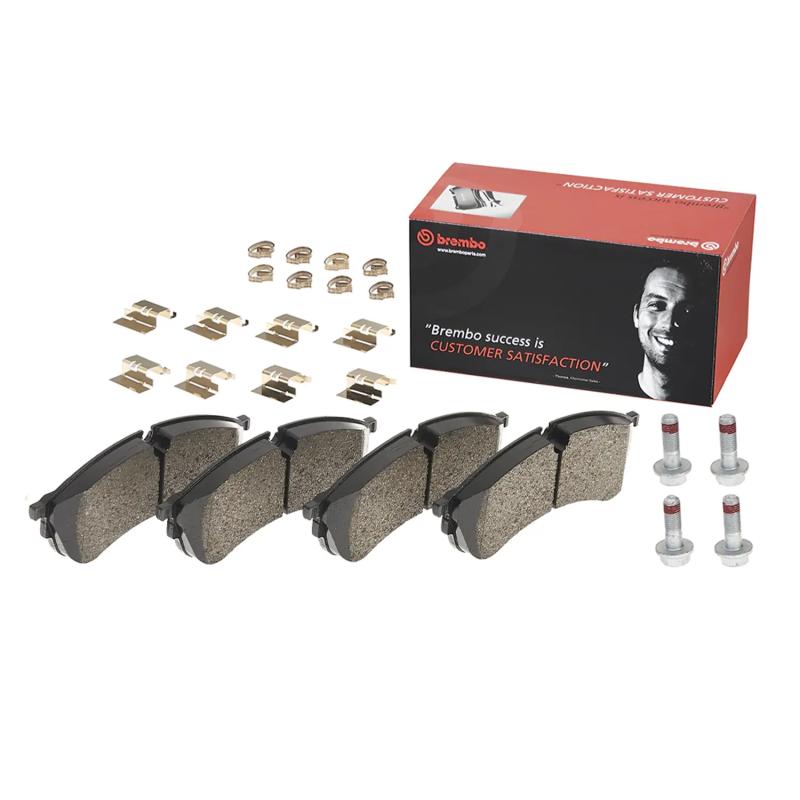 Jeu de 4 plaquettes de frein avant BREMBO P 85 168 - Visuel 1