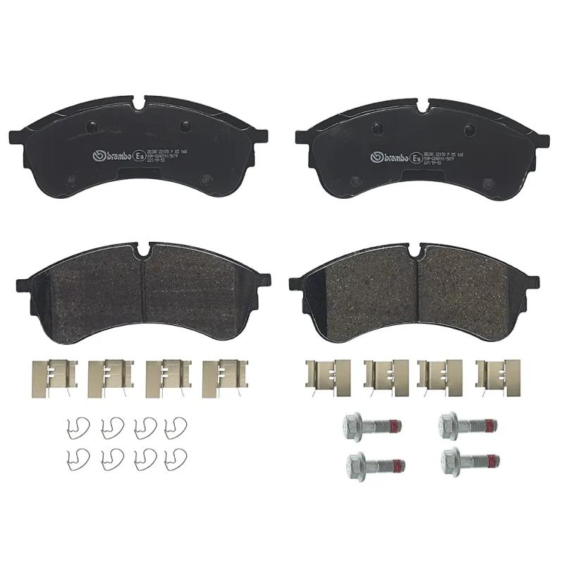 Jeu de 4 plaquettes de frein avant BREMBO P 85 168 - Visuel 2