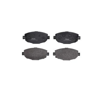 Jeu de 4 plaquettes de frein avant BREMBO OEM 0449130280