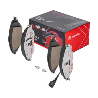 Jeu de 4 plaquettes de frein avant BREMBO OEM JZW698151AT