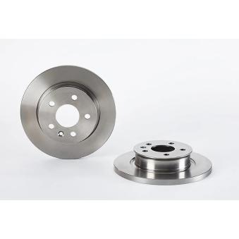 Jeu de 2 disques de frein avant BREMBO 08.5501.10 pour VOLKSWAGEN TRANSPORTER - COMBI 2.1 Syncro - 112cv