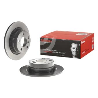 Jeu de 2 disques de frein arrière BREMBO [08.C115.11]