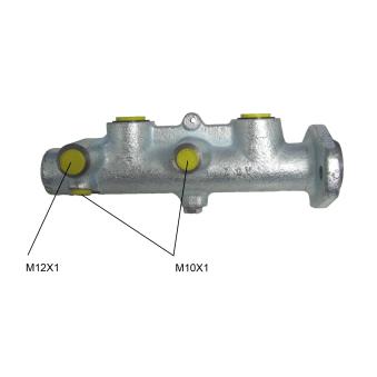 Maître-cylindre de frein BREMBO M 24 034 pour FORD TRANSIT 2.0 i - 98cv