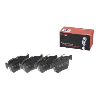 Jeu de 4 plaquettes de frein arrière BREMBO [P 50 122]