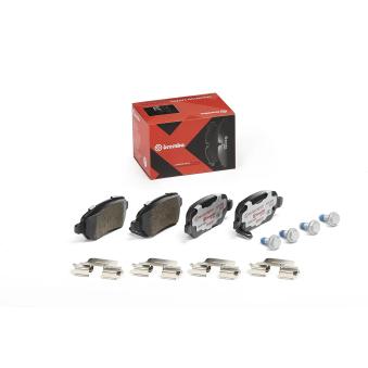 Jeu de 4 plaquettes de frein arrière BREMBO OEM 93176118