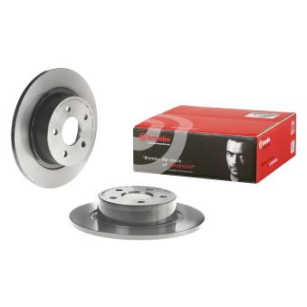 Jeu de 2 disques de frein arrière BREMBO 08.A297.11 pour FORD TRANSIT CONNECT 1,8 Di - 75cv