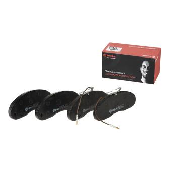 Jeu de 4 plaquettes de frein avant BREMBO OEM 41060g490a